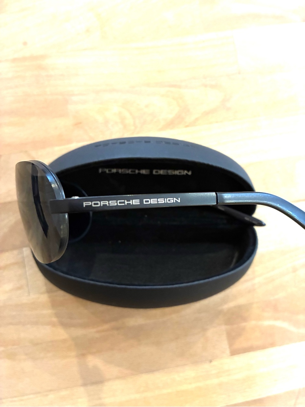 Porsche Design Men’s Black Aviator Sunglasses - Picture 4 of 13